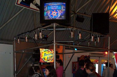 Messestand im Freizeitpark